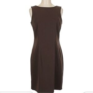 AGB Chocolate Brown Midi Dress